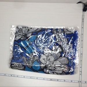 Vera Bradley Fringe Scarf Blue Bayou